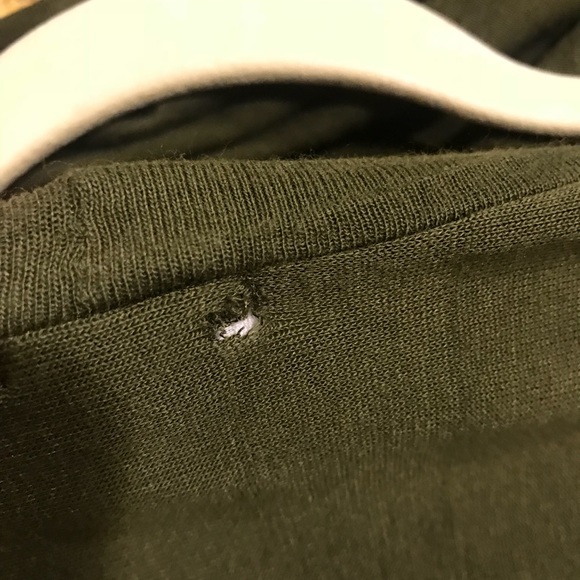 SPLENDID Olive Green Chevron Cardigan Sweater M - Picture 5 of 8